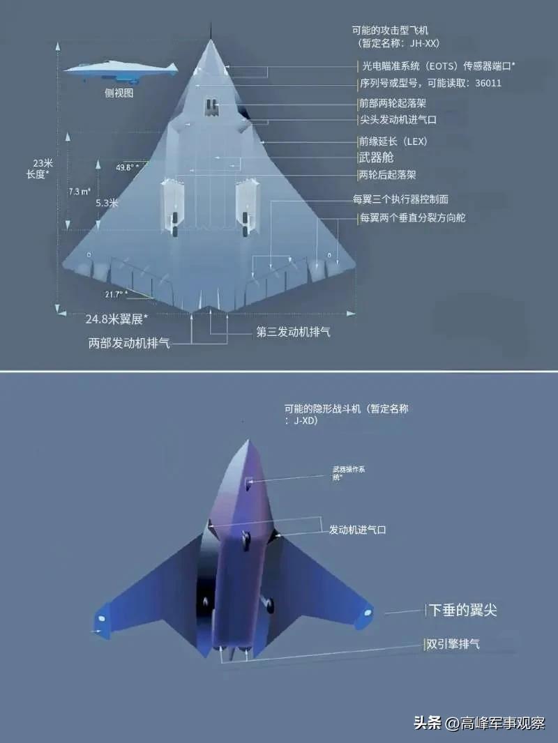 The US military confirmed that the J-36 is a bomber! US military media: The scene of being slapped i(图5)